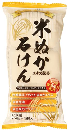 マックス 米ぬか石けん 100g×3個入 (石鹸・ボディソープ) 価格比較